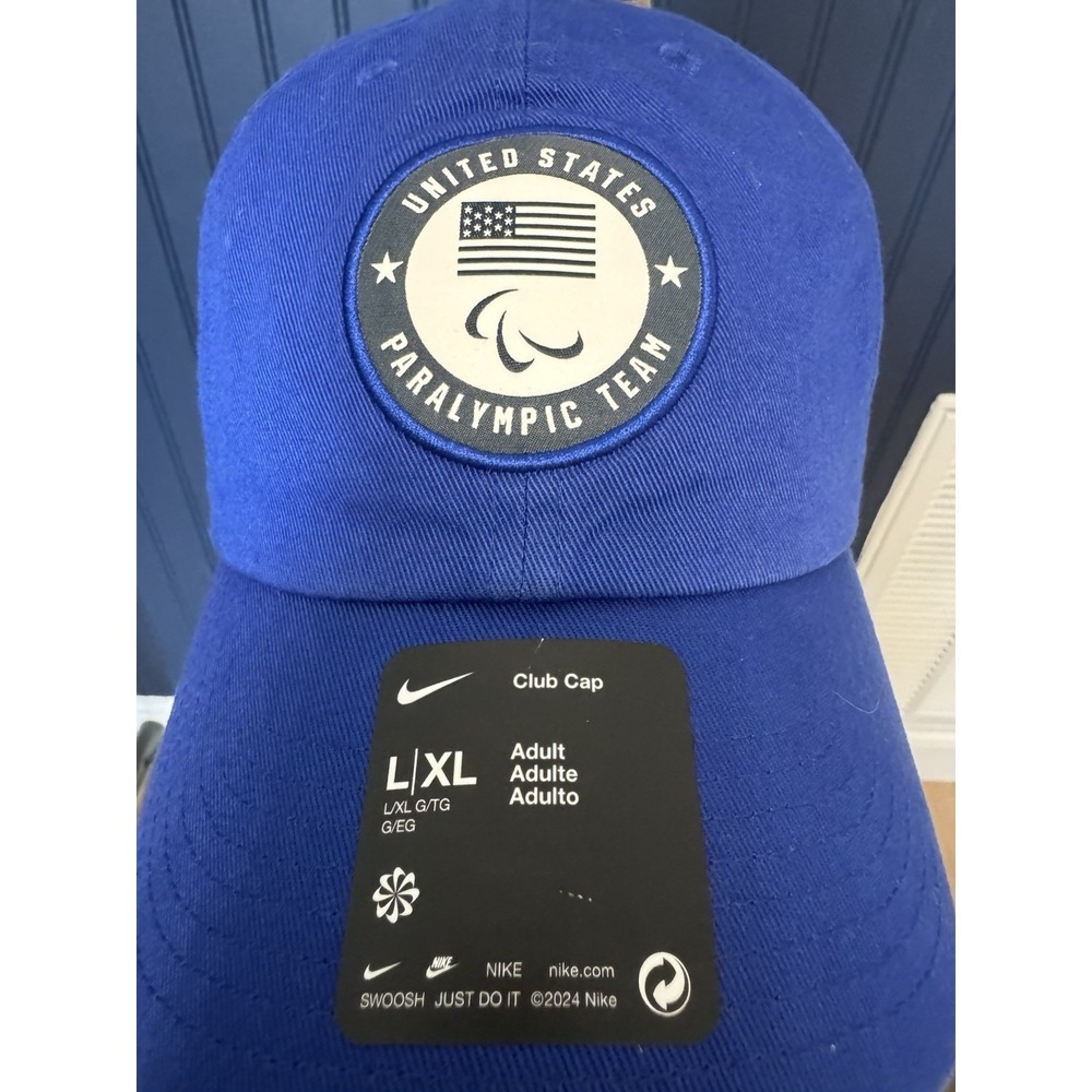 Nike United States Team USA Paralympic Olympic Team Hat Cap Mens L/XL Adjustable